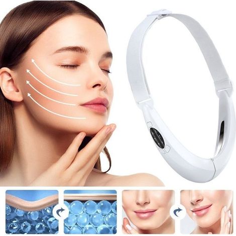 Appareil de lifting du visage Thérapie par photons LED Masseur facial à vibrations Amincissant le visage (1/5)