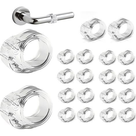 20 Protections de Poignée de Porte, Protection Murale pour Poignée de Porte, Butées de Porte en Silicone, Idéales pour Protéger les Murs dans la Maison et au Bureau (1/5)