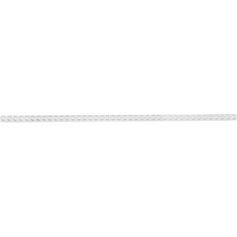 Poutre carrée 41 trous pour remplacement robot, pièces en aluminium 3106‑0041‑0328, dimensions 8 x 8 x 328mm (1/5)