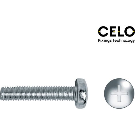 Viti celo 4 x 15 mm argento scatola 500 pezzi