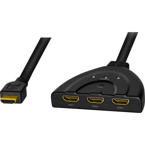 Switch HDMI a 3 porte, bidirezionale, 4K UHD 30Hz