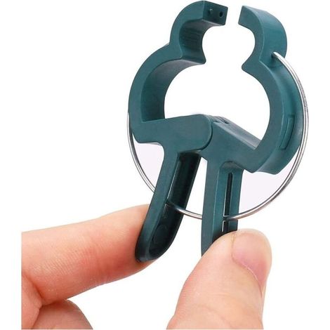 100Pcs Pinces pour Plantes de Jardin, Pinces de Support de Jardinage en Serre Réutilisables pour Parterres de Fleurs Vigne Légumes Tomates (2 Tailles) (1/5)