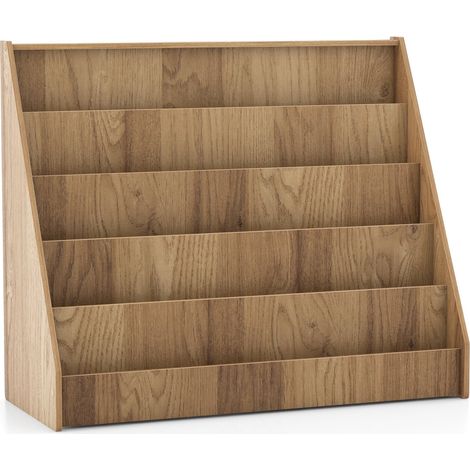 Libreria per bambini con 5 scomparti - Legno naturale