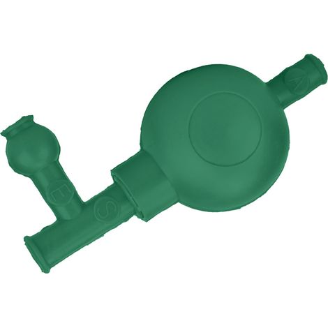 Labor-Saugkugel aus Gummi, sicherer Druck, quantitative Pipettenfüllvorrichtung, 3 Ventile (Grün) (1/5)