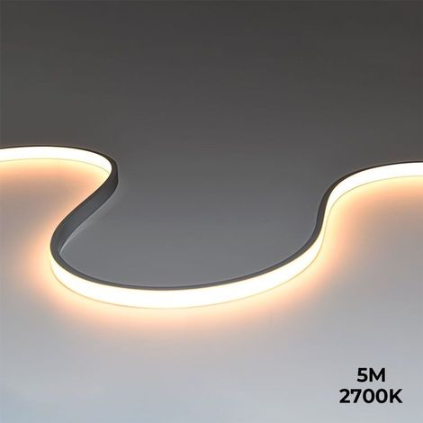 Neon LED flessibile 24V DC - 5x11mm - 5 metri - Lotto completo