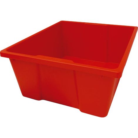 CAJON ALTO S/TAPA 37X31X14.8CM ROJO FAIBO 888-03