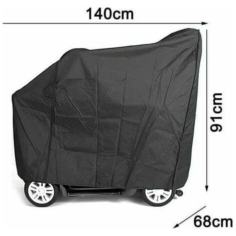 Scooter Cover 140x68x91cm Black (1/4)