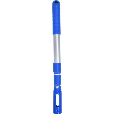 Perche de piscine télescopique, tige extensible pour accessoires de nettoyage : épuisette, râteau, brosse pour piscine. (1/5)
