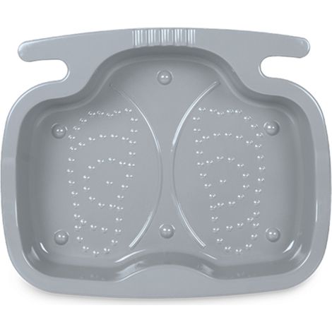 Intex – Pédiluve piscine antidérapant – Pour piscines hors-sol – Dimensions 56 x 46 x 9 cm – Plastique gris – Nettoyage pieds pratique (1/3)