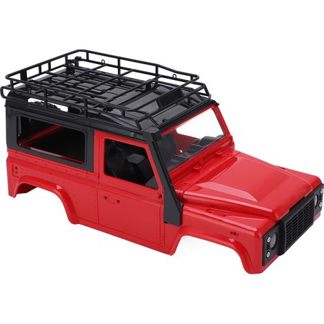 Coque multifonctionnelle pour voiture RC 1:12 (modèles 90, 99 et 99S), idéale pour le franchissement d'obstacles et les pièces détachées. Accessoires de modification et de bricolage. Couleur : rouge. (1/5)