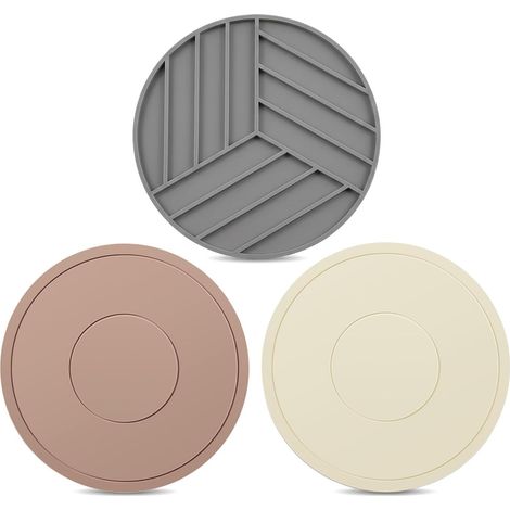 3-Piece Multifunctional Round Stove Coasters (1/5)