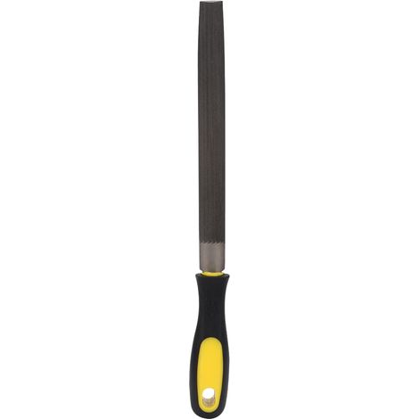Lime demi-ronde acier 8 pouces, râpe fine avec manche pour affûtage et façonnage de métal, outil de projet métallique (limes à dents fines) (1/5)