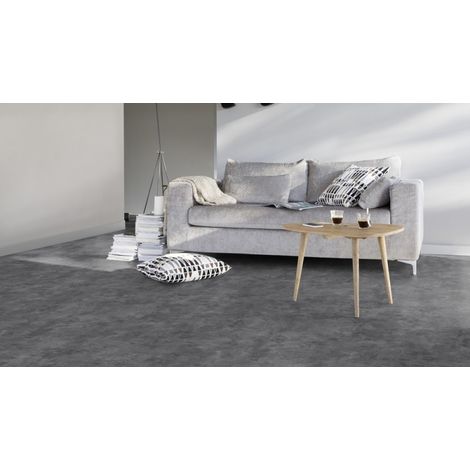 Revêtement de Sol PVC / Tapis d’intérieur / Sol Vinyle antidérapant / Grand choix de dimensions - 1 x 1,5m - Madras silver. (1/2)