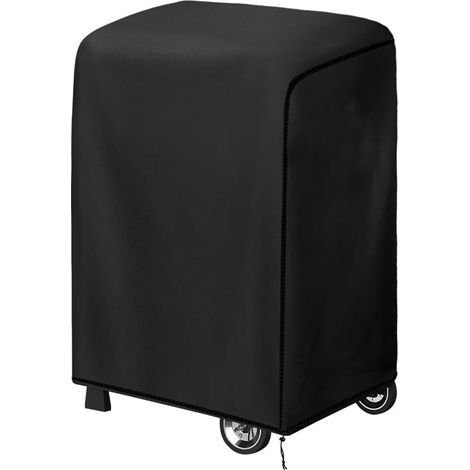 Grande housse de barbecue en tissu Oxford 210D imperméable et résistant aux intempéries, coupe-vent et anti-UV pour utilisation en extérieur (68 x 68 x 72 cm) (1/5)