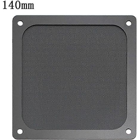 Filtre à poussière magnétique, grille de protection anti-poussière pour ventilateur, avec trou pour PC-140140mm- (1/4)