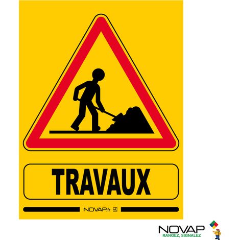 Panneau Eco Travaux - Rigide 600 x 800mm - 3340945 (1/2)
