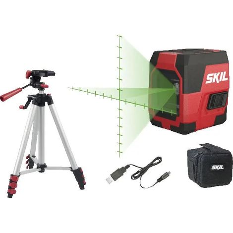 SKIL 1911 DA Livella laser a croce + Treppiede (1/3)