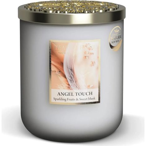 Grande bougie Caresse de lAnge - Heart and Home - 75 h (1/2)