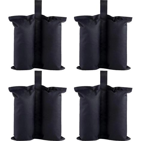 4 Stück Gewichte Für Pavillon,Pavillon Sandsäcke,Wasserdicht Sandsäcke Für Zelt,Oxford Verdicken Sandsack Beschwerung,Beschwerung Sandsack Mit Langen Gürtel,Für Pavillon Sonnenschirm Trampolin, (1/5)
