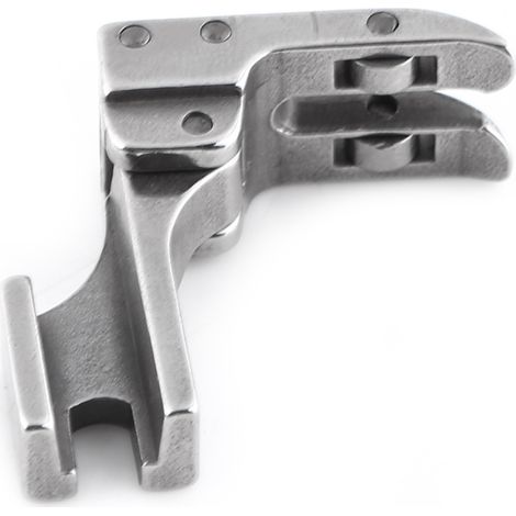 1 unité Pied presseur à rouleau pour machine à coudre industrielle, parfait pour cuir synthétique, PVC et matériaux épais (1/5)