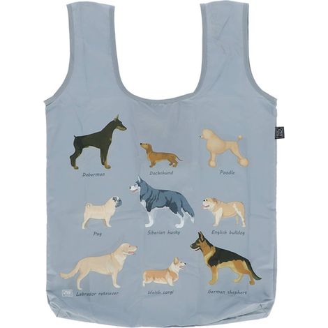 Esschert Design Tasche mit Hunderassen Motiv zusammenfaltbar (1/2)