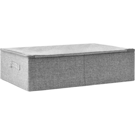 Maison Exclusive - Scatola Portaoggetti in Tessuto 70x40x18 cm Grigio (1/5)