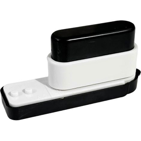Perforatrice robuste à 5 trous, capacité de 5 feuilles, poignée ergonomique, pour classeurs et cahiers rechargeables, noire (1/4)