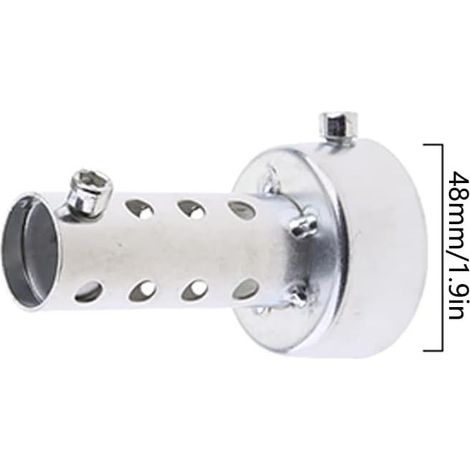 Silencieux pour Moto, DB Killer Muffler Baffle, Universal Exhaust Pipe Silencer Noise Canceller, Can Noise Muffler Removable Silencer, 48mm/1.9in