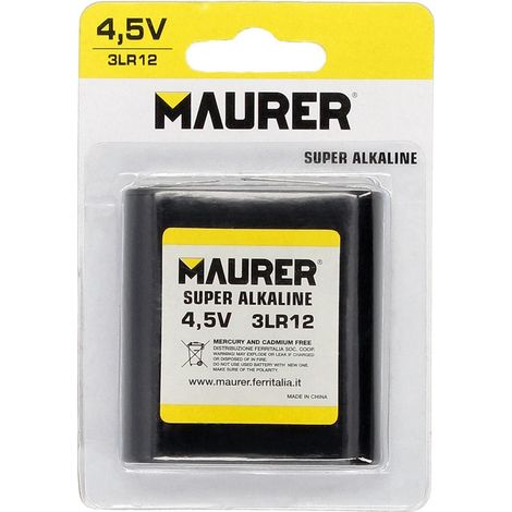 Pila maurer alcalina 3lr12 / petaca (blister 1 pieza)