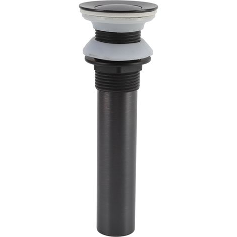 Bouchon de vidange pop-up laiton inox pour lavabo salle de bain, sans trop-plein, accessoire de cuisine.