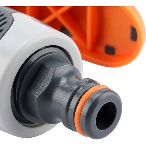 Pistola multifuncional para lavado de coches, riego y limpieza de jardines, con múltiples chorros ajustables, práctica y potente. (1/5)