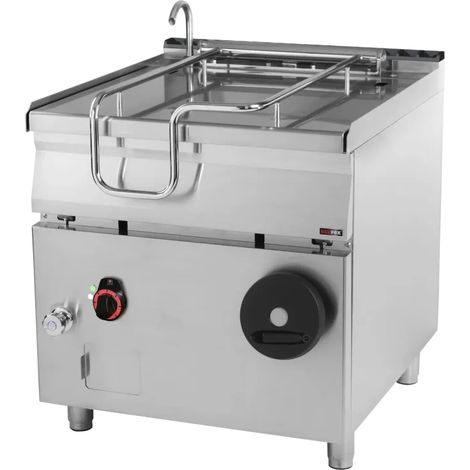 Sauteuse basculante manuelle électrique 80 l fond en acier REDFOX - BR 90/80 E - REDFOX