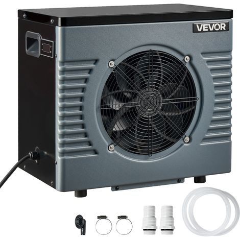 VEVOR Bomba de Calor para Piscina Elevada 4,16 kW 1 GPM 0,3-0,5 MPa, Calentador Electrico de Piscina de 8 a 15 m³, Bajo Nivel de Ruido, Temperatura de Calentamiento de 15 a 40 °C, para Natación (1/5)