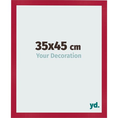 yd. - Cadre photo 35x45 - Rouge - MDF - Bologna (1/5)