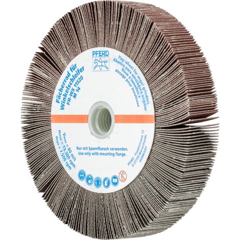 PFERD TOOLS Lamellenschleifrad für Winkelschleifer FR WS Ø 115x20mm M14 A240 universelle Anwendung 2 Stk (1/5)