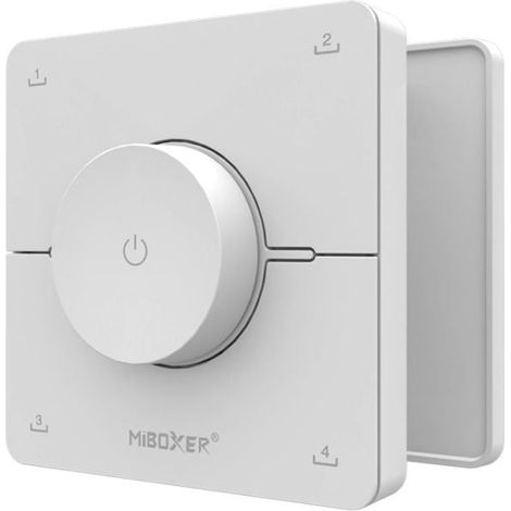 Panel De Control Rueda RF CCT - 4 Escenas - Mi Light - 2.4GHz - Blanco