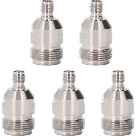 Kit de 5 adaptateurs pour câbles coaxiaux RF (N femelle vers SMA femelle)