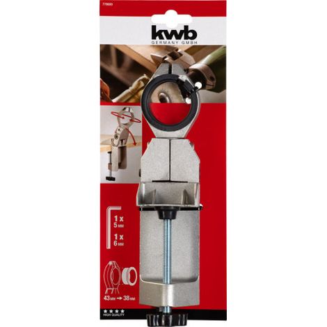 Soporte para taladro 360º hasta diametros 43mm Kwb