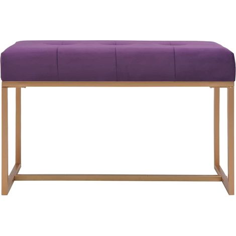 Maison Exclusive - Bank 80 cm Lila Samt (1/5)