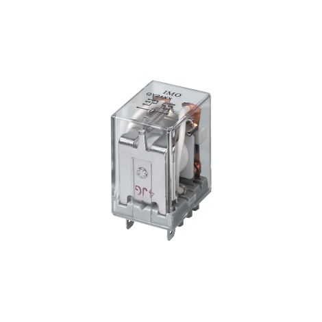 Relais miniature 2Pôles 10A, 24VDC LED QY21XN24DC