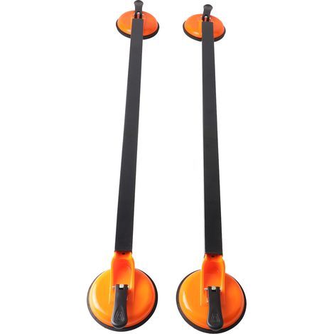 Lot de 2 barres transversales de toit de voiture de 36,22 pouces, tube en acier carré, fixation par ventouses, porte-bagages de toit universel pour véhicules