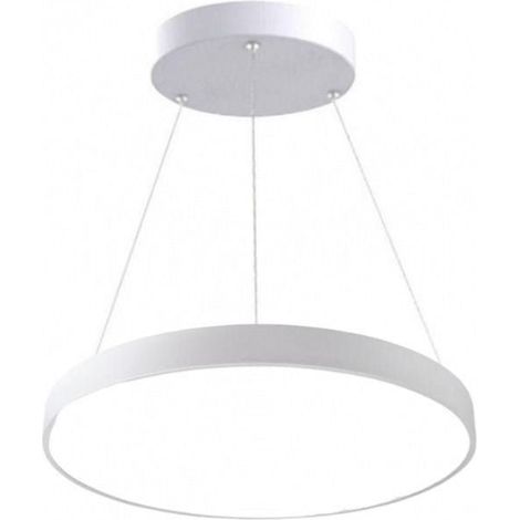 Kit Plafonnier LED 30W 40cm avec Kit de Suspension - Blanc Chaud  / Blanc - SILUMEN