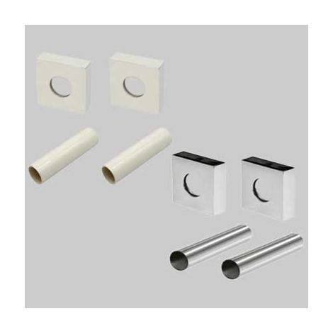 KIT COPRITUBO QUADRO  Bianco     MADE IN ITALY