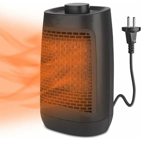 Fan Heater - Electric Heater - Adjustable Thermostat and Overheat Protection - Portable Electric Ceramic Heater for Office, Home, Bedroom (1/5)