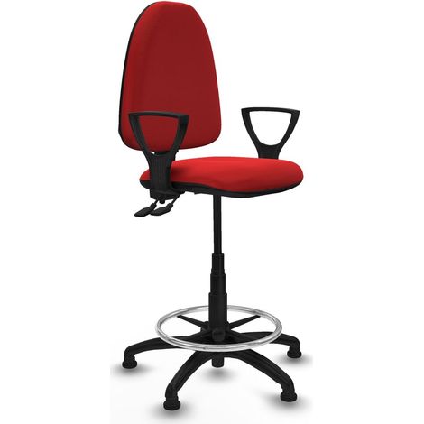 Sedia da Ufficio Piqueras y Crespo BFN01RT Rosso Alta (1/5)