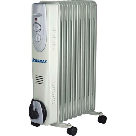 KORMAX radiador bajo 9 elementos 2000w , Radiador Bajo 9 elementos 2000WMarca KormaxRadiador de aceite especial para mesa camilla, con termostato de seguridad por sobrecale