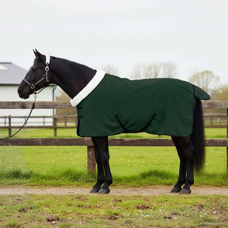 Pferdedecke Dunkelgrün 115 cm Polarfleece