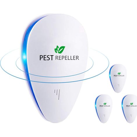 Ultrasonic Repellent, Anti-Rodent Insects, Mosquito Repellent, Electric Fly Repellent, Indoor Mouse, Mosquito, Cockroach, Ant, Spider Repellent Device, 100% Harmless, Pack of 1 (1/5)