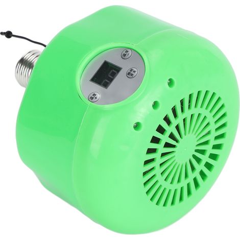 Lampe chauffante E27 pour poulailler, contrôle automatique de la température, compatible avec poussins, canards, reptiles et chiens (220 V). (1/5)