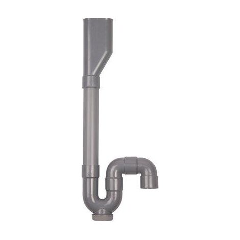 Siphon mâle double vert en PVC (1/2)